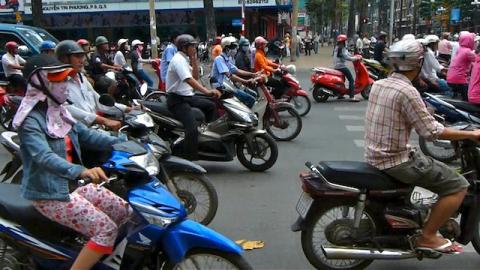 Fünf Millionen Motorräder verstopfen die Straßen